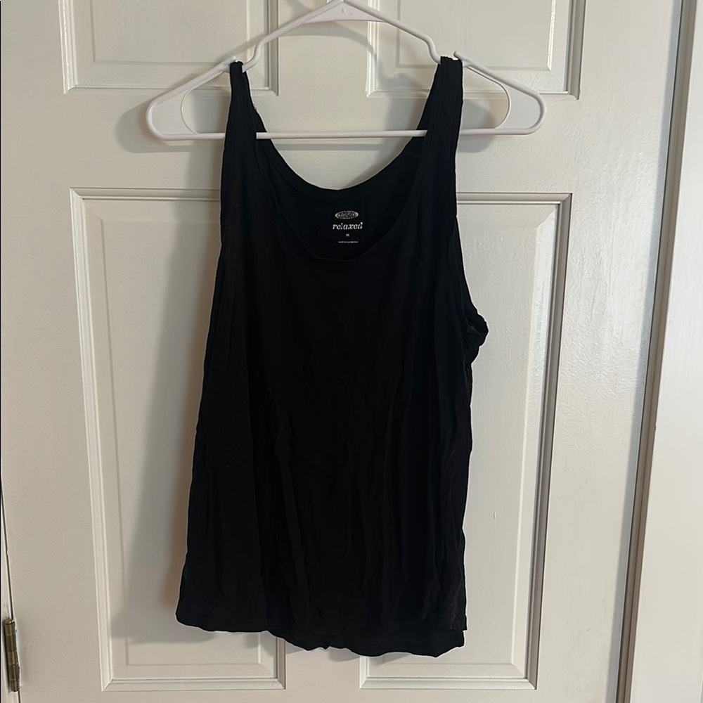 Old Navy Black Tank Top Sleeveless Classic